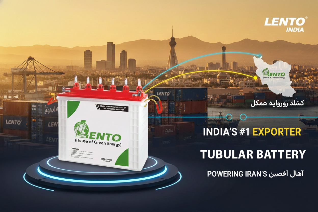 Best Tubular Battery Supplier and Exporter in Iran from India